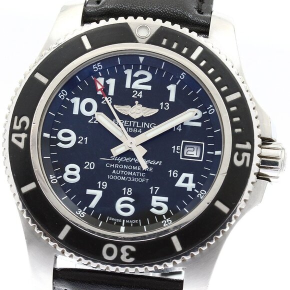 BREITLING Super Ocean II 44 A17392 Date black Dial Automatic Men's Watch_898843 - Picture 1 of 7